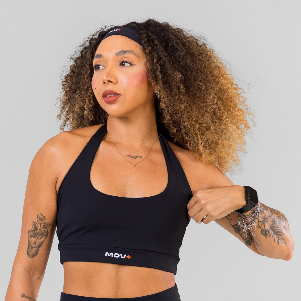 Conjunto com Top Frente Única + Calça Legging MOV+