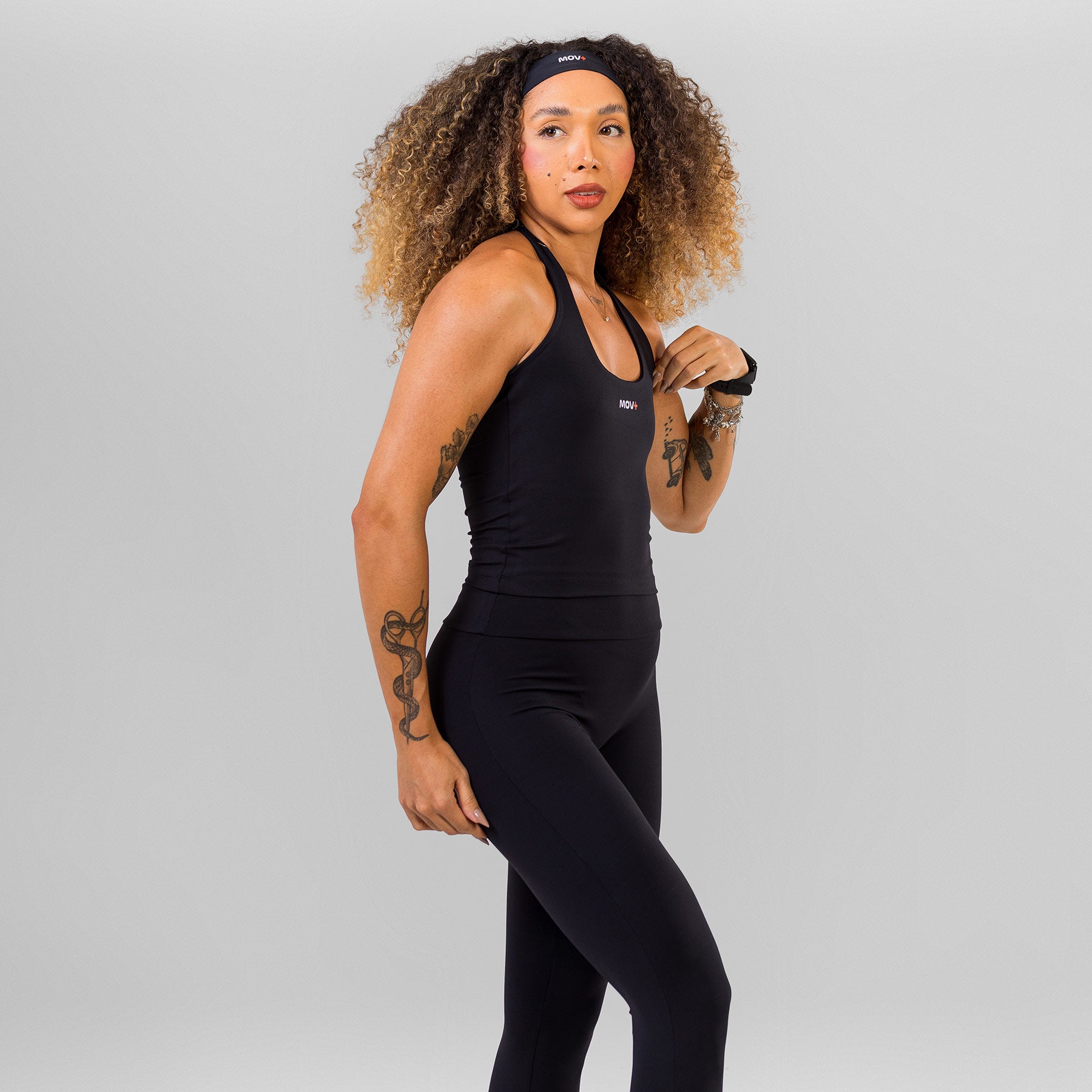 Conjunto com Blusa Frente Única + Calça Legging MOV+